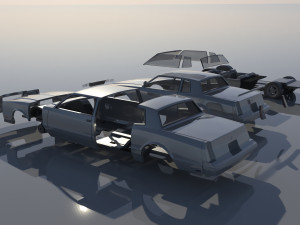 Chevrolet Monte Carlo SS 1987 Modèles 3D en vedette