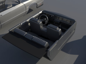 Chevrolet Monte Carlo SS 1987 Modèles 3D en vedette