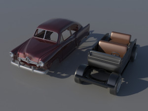 Henry J 1951 3D Print Model