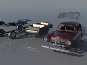 Henry J 1951 3D Print Model