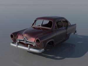 Henry J 1951 3D Print Model
