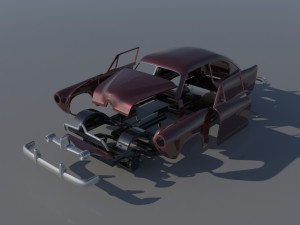 Henry J 1951 3D Print Model
