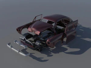 Henry J 1951 3D Print Model