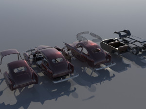 Henry J 1951 3D Print Model