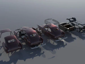 Henry J 1951 3D Print Model
