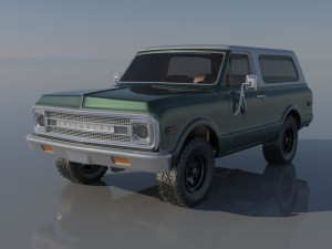Chevrolet BLazer 1970 3D Print Model