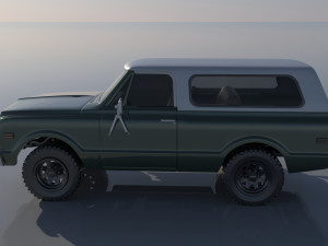 Chevrolet BLazer 1970 3Dプリントモデル