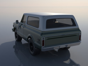 Chevrolet BLazer 1970 3Dプリントモデル