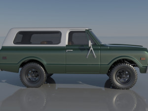 Chevrolet BLazer 1970 3Dプリントモデル