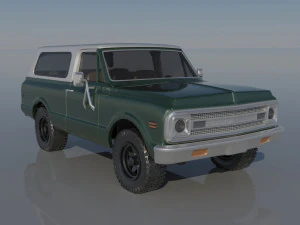 Chevrolet BLazer 1970 3D Print Model