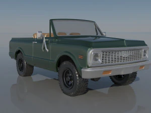 Chevrolet BLazer 1970 3D Print Model