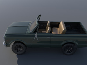 Chevrolet BLazer 1970 3Dプリントモデル