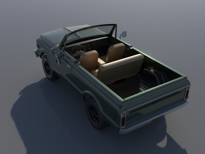 Chevrolet BLazer 1970 3Dプリントモデル