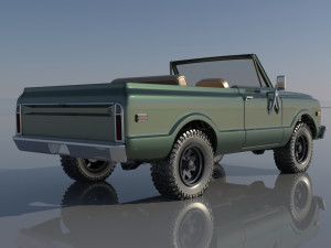Chevrolet BLazer 1970 3Dプリントモデル
