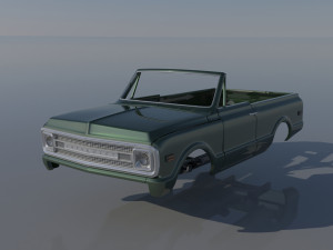 Chevrolet BLazer 1970 3Dプリントモデル