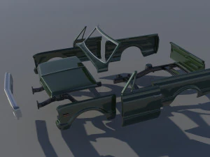 Chevrolet BLazer 1970 3D Print Model