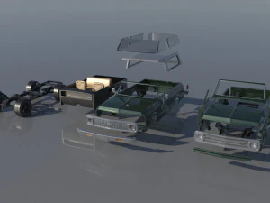 Chevrolet BLazer 1970 3D Print Model