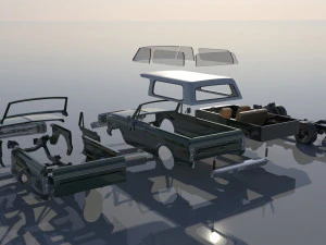 Chevrolet BLazer 1970 3D Print Model