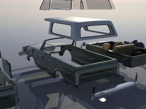 Chevrolet BLazer 1970 3D Print Model