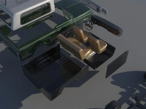 Chevrolet BLazer 1970 3D Print Model