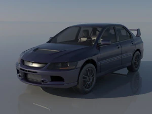 Mitsubishi Lancer Evolution 8 3D Принт Модель