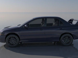 Mitsubishi Lancer Evolution 8 3D Print Model