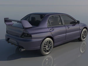 Mitsubishi Lancer Evolution 8 3D Print Model