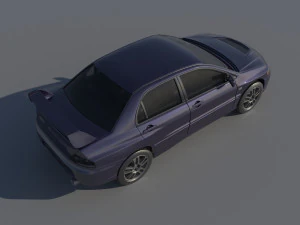 Mitsubishi Lancer Evolution 8 3D Print Model