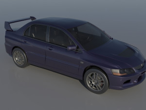 Mitsubishi Lancer Evolution 8 3D Принт Модель