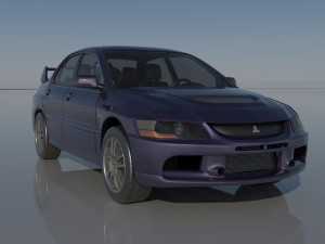 Mitsubishi Lancer Evolution 8 3D Принт Модель