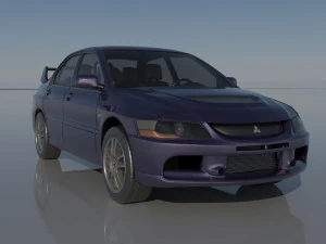 Mitsubishi Lancer Evolution 8 3D Print Model