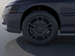 Mitsubishi Lancer Evolution 8 3D Принт Модель
