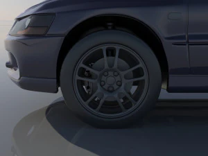 Mitsubishi Lancer Evolution 8 3D Print Model
