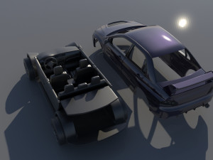 Mitsubishi Lancer Evolution 8 3D Принт Модель