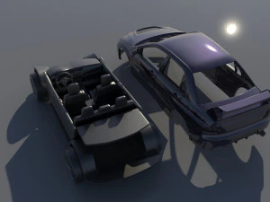 Mitsubishi Lancer Evolution 8 3D Print Model