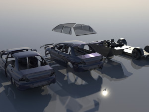 Mitsubishi Lancer Evolution 8 3D Принт Модель