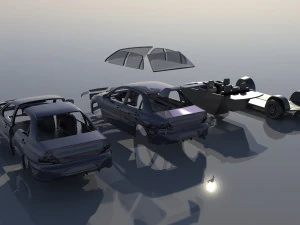Mitsubishi Lancer Evolution 8 3D Print Model