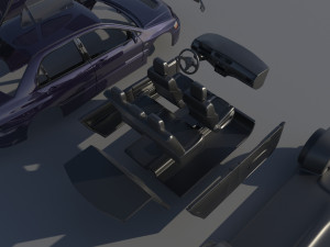Mitsubishi Lancer Evolution 8 3D Принт Модель