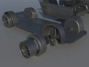 Mitsubishi Lancer Evolution 8 3D Print Model