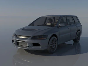 Mitsubishi Lancer Evolution 8 Wagon 3D Принт Модель