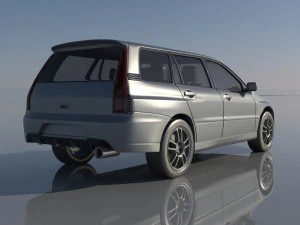 Mitsubishi Lancer Evolution 8 Wagon 3D Print Model