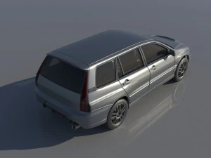 Mitsubishi Lancer Evolution 8 Wagon 3D Print Model