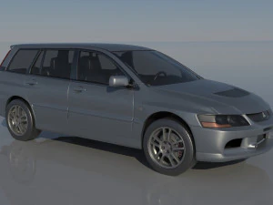 Mitsubishi Lancer Evolution 8 Wagon 3D Print Model