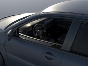 Mitsubishi Lancer Evolution 8 Wagon 3D Print Model