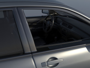 Mitsubishi Lancer Evolution 8 Wagon 3D Print Model