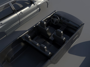 Mitsubishi Lancer Evolution 8 Wagon 3D Print Model