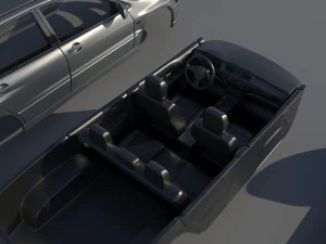 Mitsubishi Lancer Evolution 8 Wagon 3D Print Model