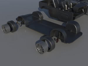 Mitsubishi Lancer Evolution 8 Wagon 3D Print Model