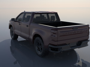 Chevrolet Silverado 1500 2022 3D 프린트 모델