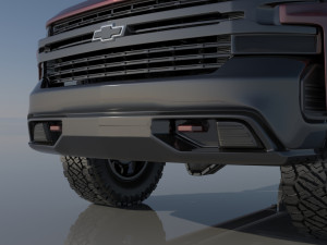 Chevrolet Silverado 1500 2022 3D 프린트 모델